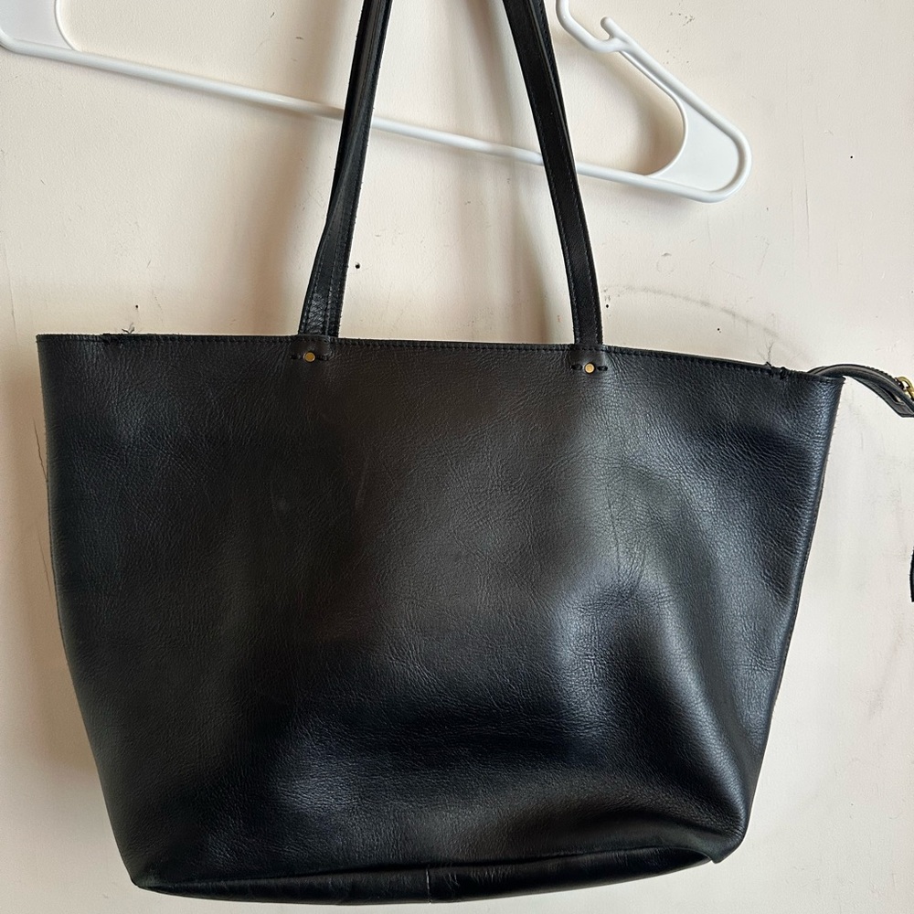 Madewell leather tote bag